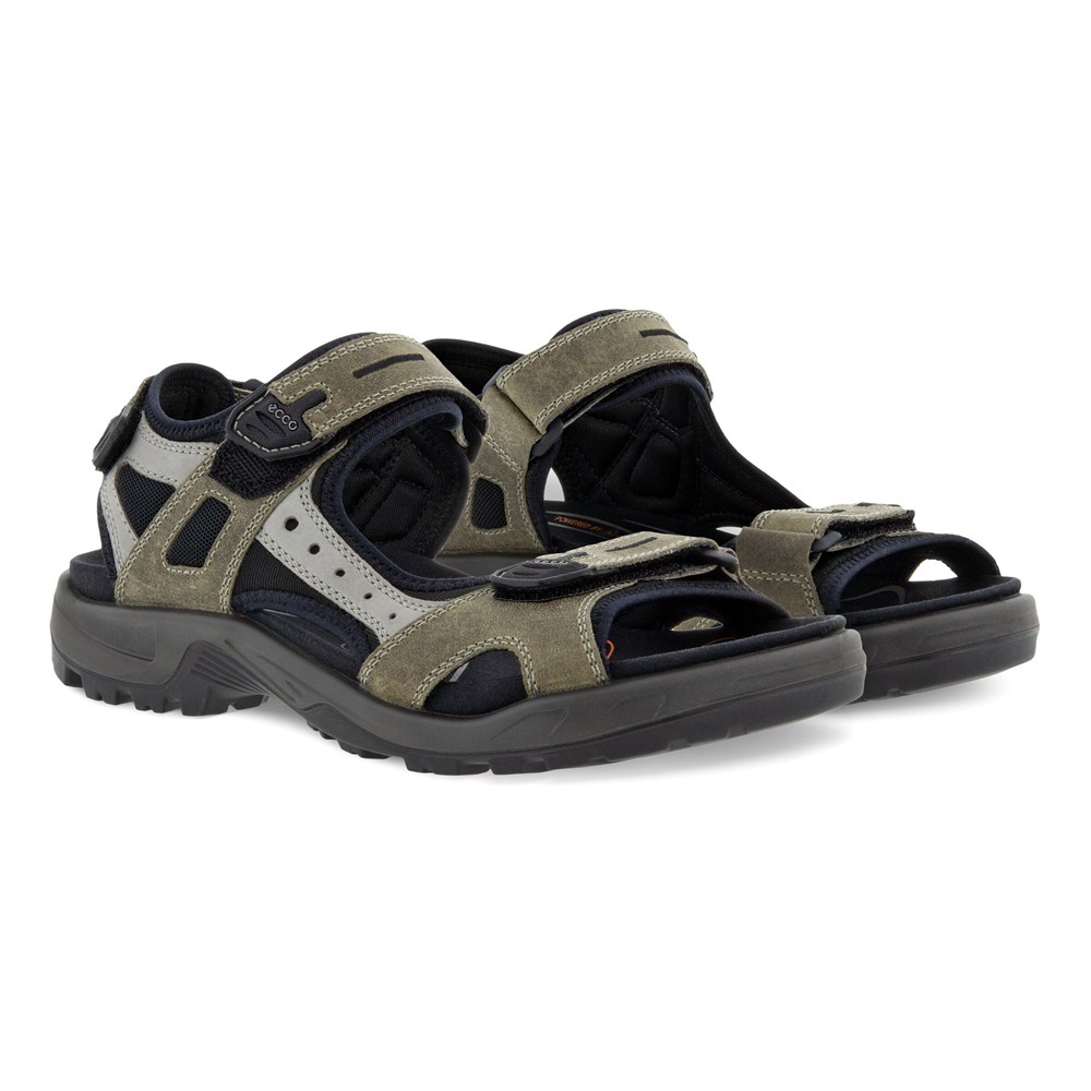 ECCO Mens Sandals Dark Grey - Yucatan - HZP-796840